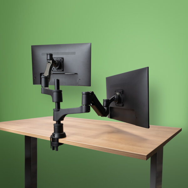 R-Go Dual Monitorarm Caparo (Gasfederung)